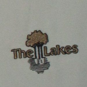 Ashworth Mens L/S The Lakes C.C. Beige 1/4 Zip Golf Windbreaker NWOT- Size Large